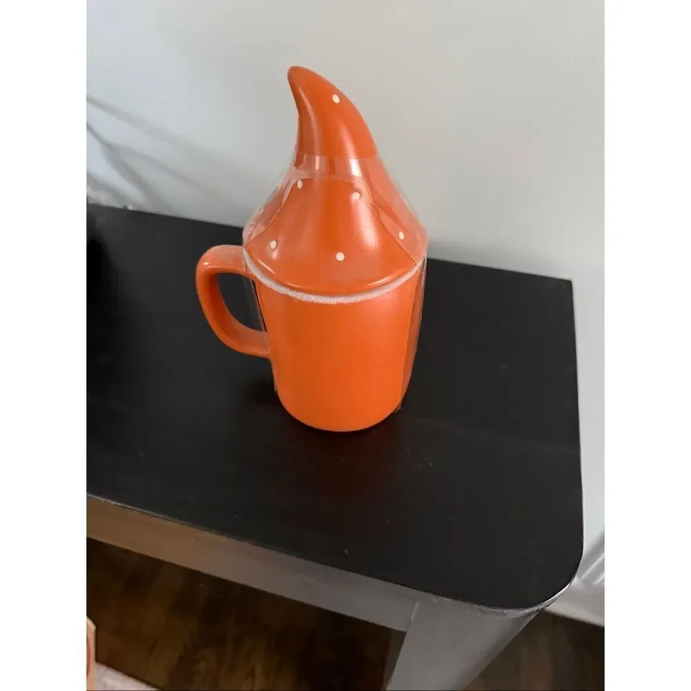 RAE DUNN Ceramic Happy Fall Yall Mug With Gnome Topper